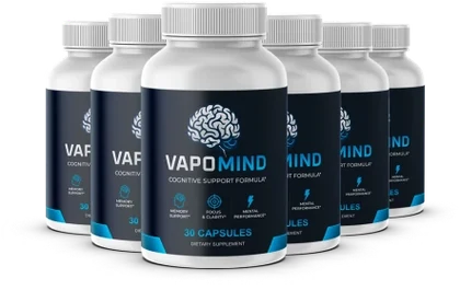 Six bottles of VapoMind